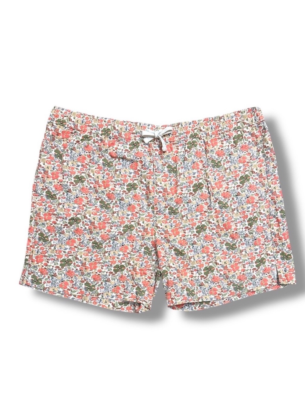Goodfellow & Co Tan Floral Drawstring Shorts Men’s Size XXL Spring Coastal Beach